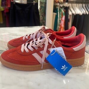 Adidas Handball Spezial- Red and Clear Pink w9.5